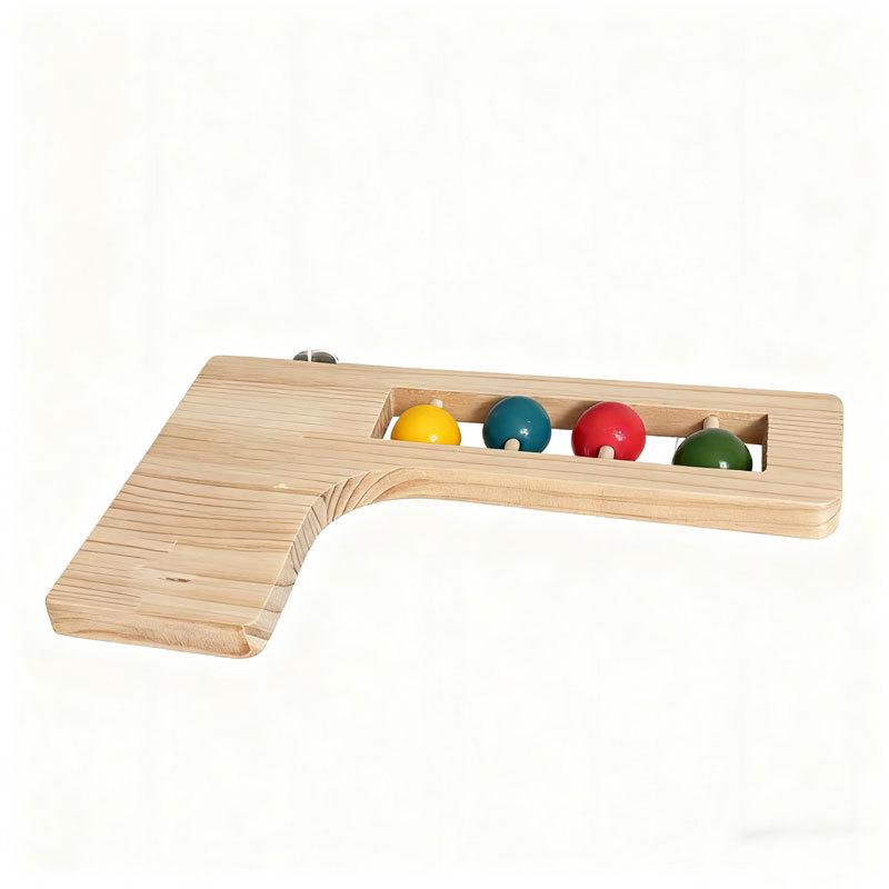 Ny L-formad fågelburspade i trä: Interaktiv Klätter- och Gnagleksak för Undulater