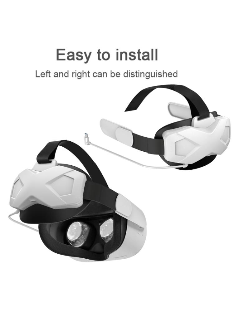 Bequemes VR-Headset-Ersatz für den Kopfgurt für 2-PC-Virtual-Reality beim VR-Gaming Entdecken Sie Neue Welten