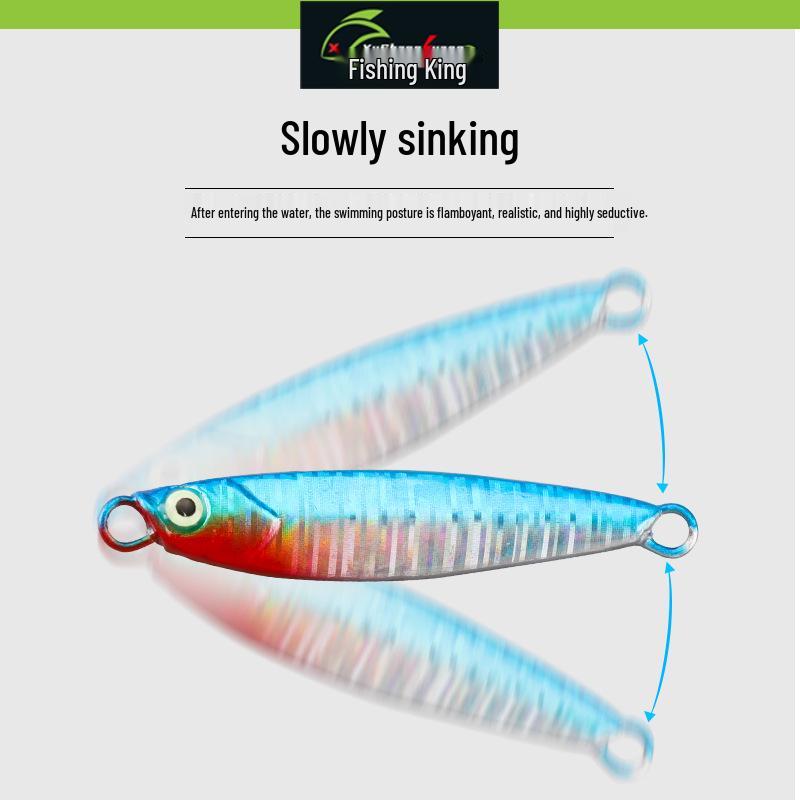 Micro Metal Jig Lure: Compact Falling Stream and Creek Bait for Trout, Chub, Culter, and Tilapia