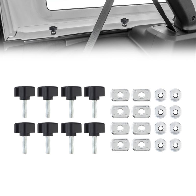 10 pieces Hardtop Screw Quick Release Bolt Nuts Set Fit for JEEP Wrangler JK Car Hard Roof Shed Disassemble Interior Accessories