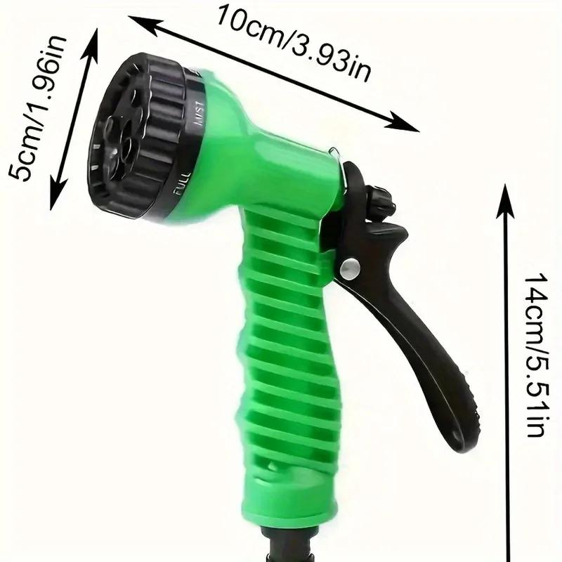 2025 Utvidbar Magisk Slange, Høytrykks Bilvask, 7 Vannsprøytefunksjoner, Vannpistol, Hjemmehage Vanningsslange hageslange