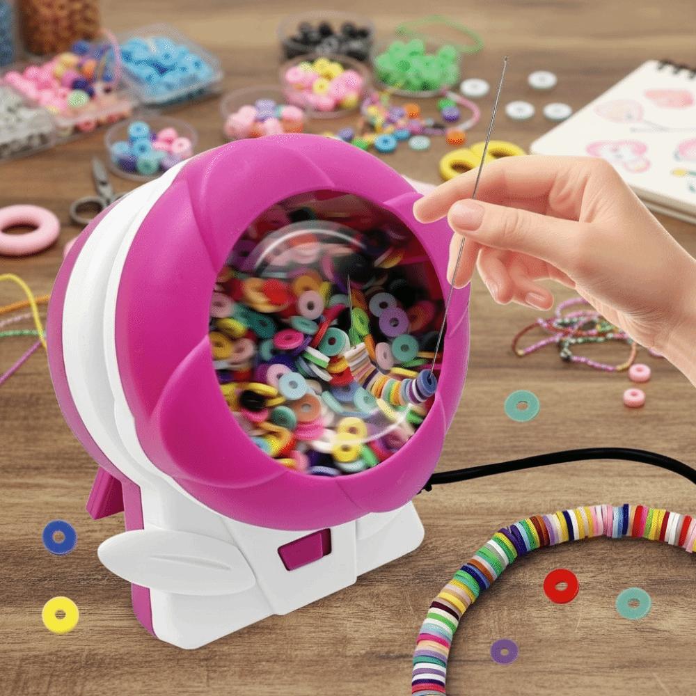 Quickly Beading Electric Bead Spinner Fast Spinning Beading Device Clay Bead Spinner Waist Beads