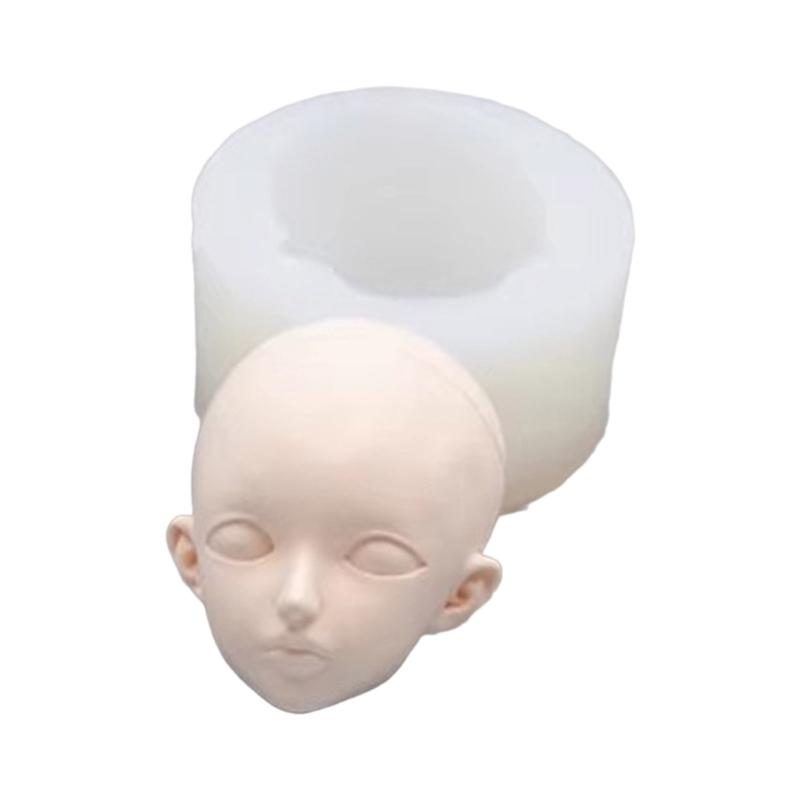 Forma silikonowa do twarzy lalki, forma do fondantów, czekolady, formy do gliny, mydła DIY, lekkie narzędzia do dekoracji tortów, forma do pieczenia