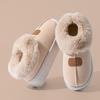 Cotton slippers women's winter indoor wear-resistant soft bottom warm home couple home autumn and winter new cotton slippers men
