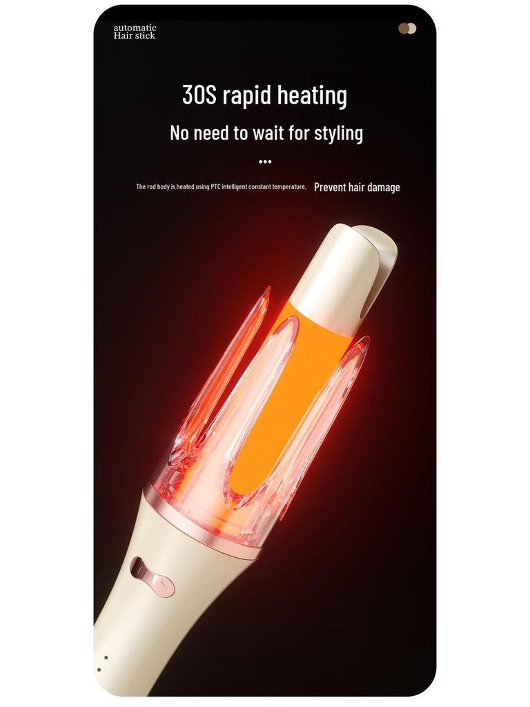 Automatische Drehende Lockenstab für Studentenwohnheim - Beschädigungsfreier, Hochwertiger Elektrischer Lockenstab