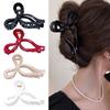 Solid Color Elastic Soft Silicone Hair Clip Fashionable and Elegant Shark Clip Hair Accessories