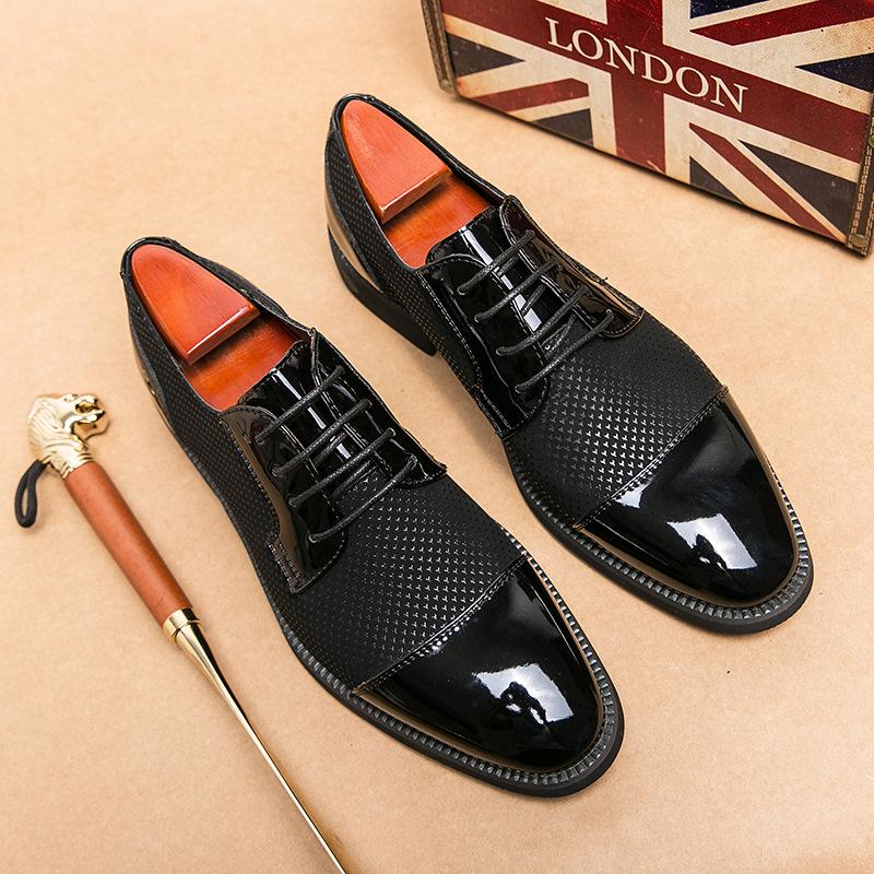 Business Leather Shoes For Men Autumn Luxury Comfortable Flats Black Office Career Casual Shoe Non Slip Zapatos Hombre
