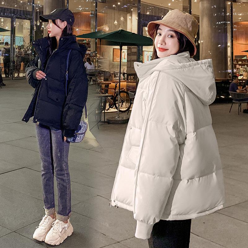 Clothing Short Down Cotton-padded Jacket Student Cotton-padded Clothes Female Korean Version Loose Winter Padded Coat Small Cotton-padded Jacket