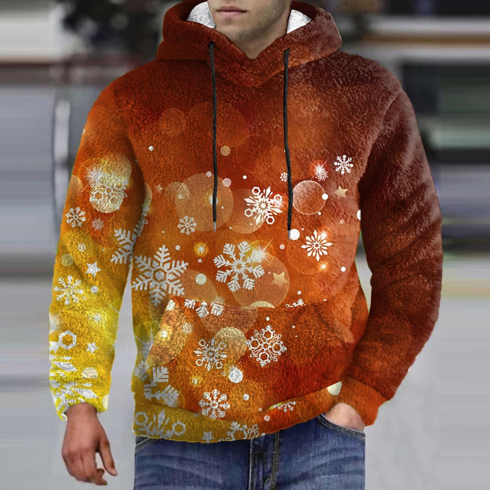 

Спортивный костюм с капюшоном, унисекс, одежда для бега, пуловер с длинными рукавами, толстовка с капюшоном XXL оранжевый