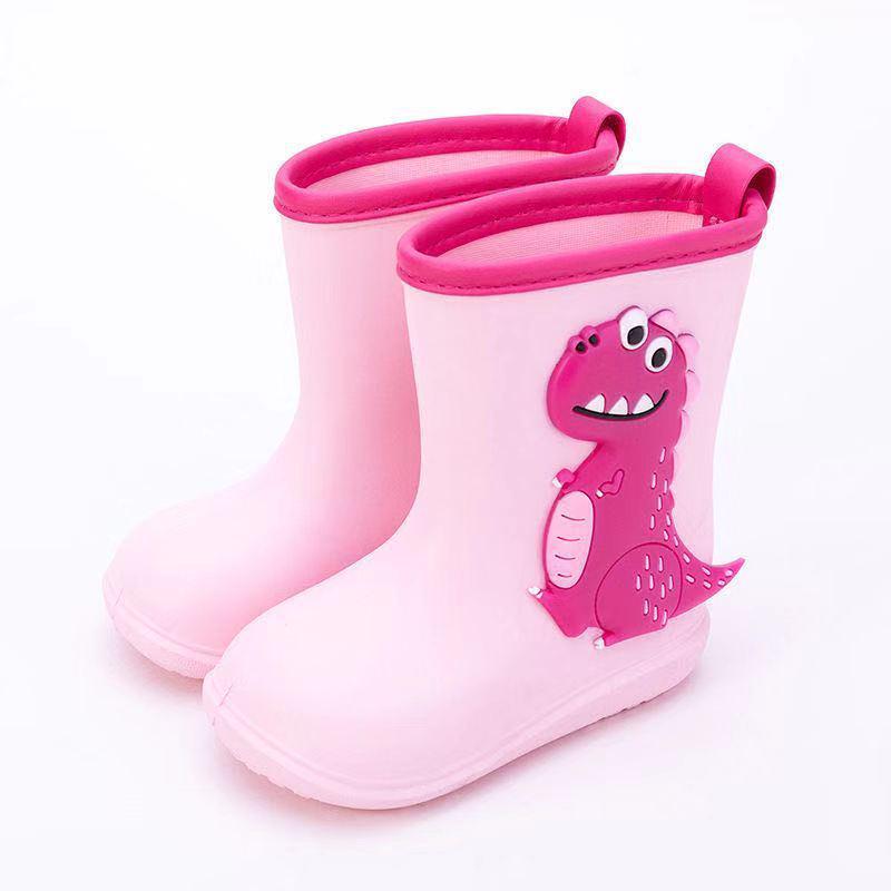 Children's Non-slip Waterproof Rain Boots - Cartoon Design for Boys and Girls