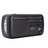 Portable Solar Radio NOAA Weather Hand Crank AM FM Shortwave Emergency Radio with LED Flashlight