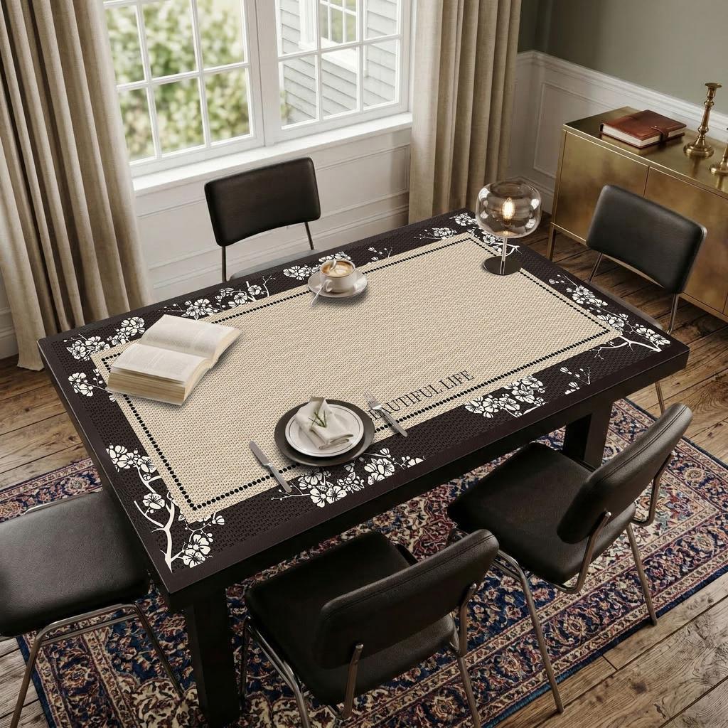 Placemats, sideboard mats, waterproof, heat-resistant, washable, living room table mats, coffee table mats
