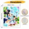 Disney Mickey and Minnie Mouse Bubble Fantasy Digital Oil Painting Art Painting Kit Manual Diy Painting for Home Decorations