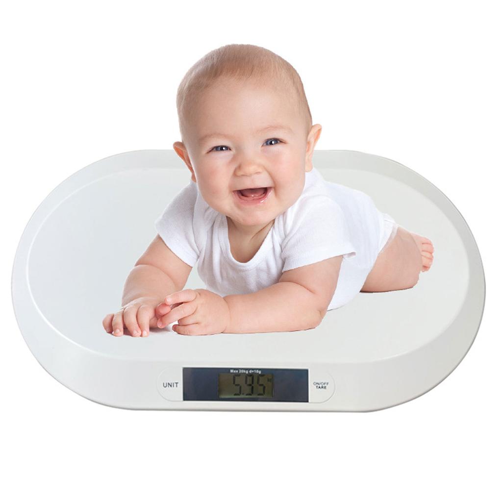 Multifunktions-Kleinkindwaage, Kilogramm bis zu 44 Pfund, genaue digitale Haustierwaage für Welpen, Katzen, Neugeborene