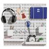 Pegboard No-Drill Wall Storage Rack for Kitchen & Home Accessories