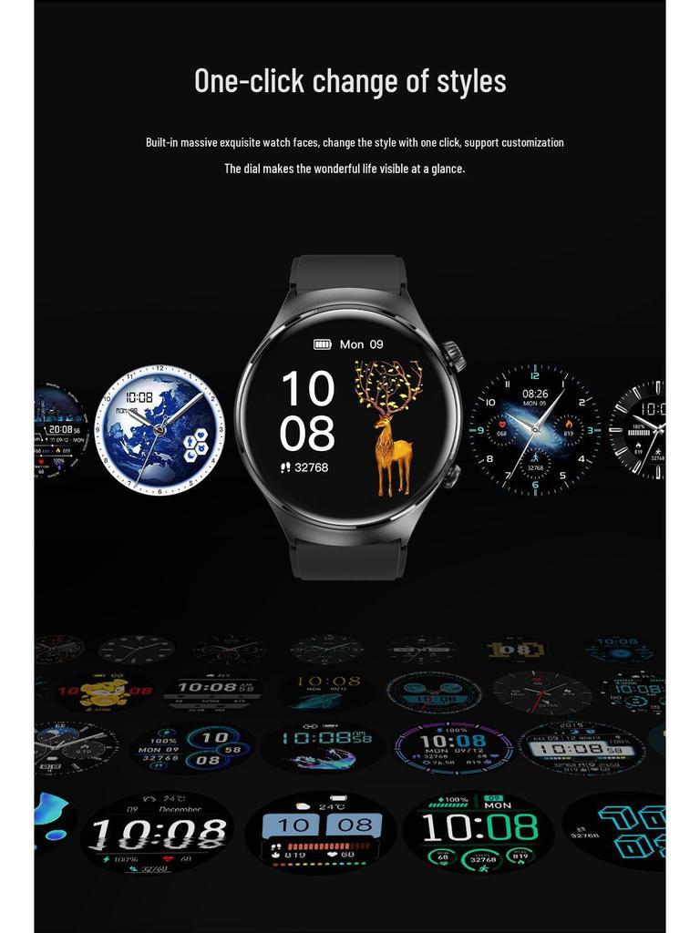 GT5 Pro Smartwatch: HD Bluetooth Call, Waterproof, NFC, Sports Bracelet