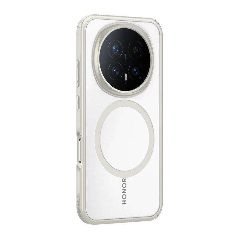 Case for Magnetic Wireless Charging Case for Honor Magic 8 Pro Magic8pro Shockproof Matte Translucent Acrylic Cover Honor Magic 8 Pro