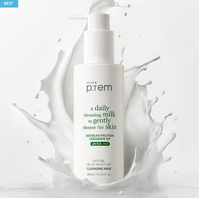 make p:rem Safe Me Relief Moisture Cleansing Milk 200ml