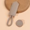 3pack PU Leather Horn Buckles Toggle Button Fasteners Handmade Sewing Buttons for Modern Clothing Enhancements