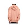 adidas Originals Solid Color Bear Logo Patch Hoodie Casual Loose Long Sleeve Pullover Streetwear Unisex Pink HJ7820
