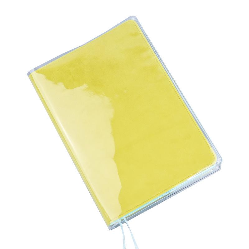 Transparent PVC Waterproof Planner and Notebook Cover for A6/A5 - Durable Student Book Protector