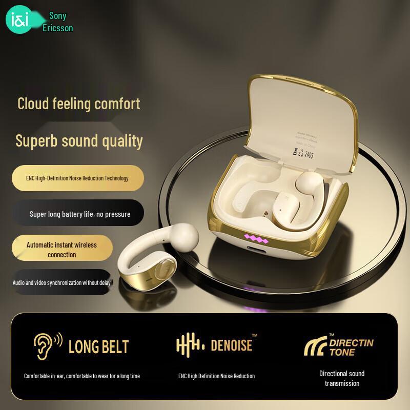 Suoai GK12 Clip-Ear Air Conduction Bluetooth Headphones