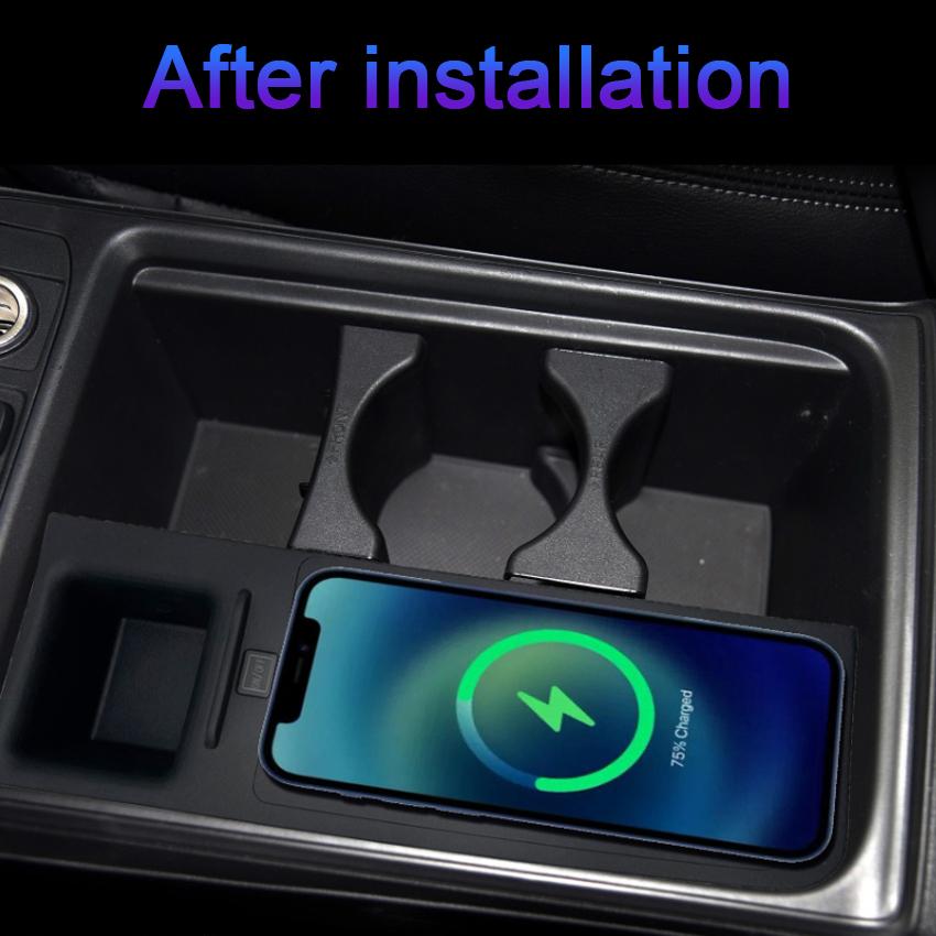 For Honda CR-V CRV 4th 2014-2016 Car QI Wireless Charger Fast Charging Plate Phone Holder Wireless Phone Charger for Accessories