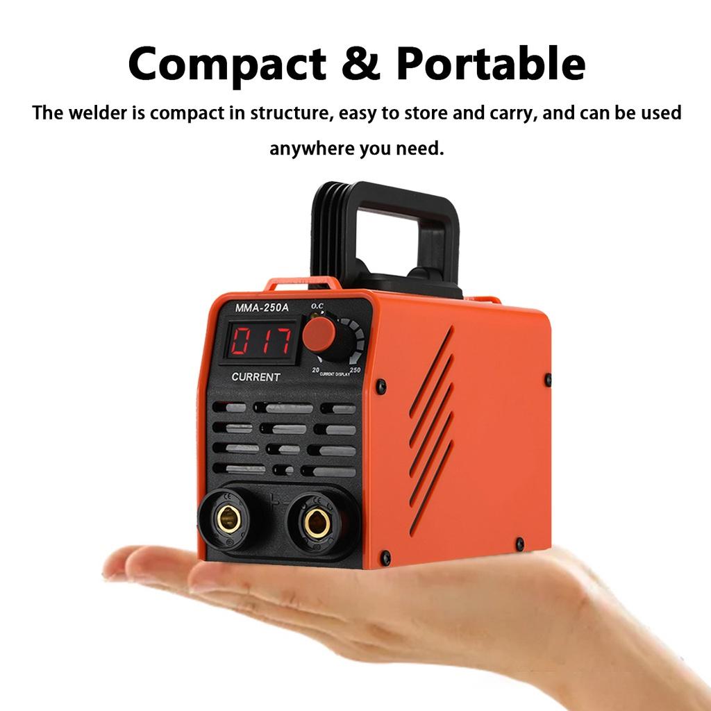 250A 6.5KVA 4000W Portable Full Automatic Welding Reverse Welder for Welding Work Inverter Electric Arc Welder Welding Machine