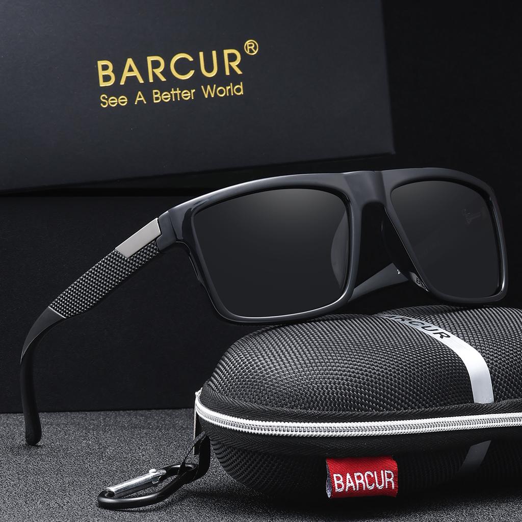 BARCUR Simple And Comfortable Business Style Sunglasses For Daily Travel, Uv Protection Brand Packaging