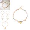 Beach Theme Necklace With Butterfly Bow Flower Starfish Umbrella For Women Summer Accessories