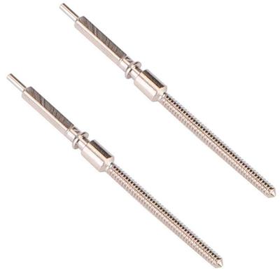 2pcs 0.9mm Mentel Winding Stem for 7750 7751  Watch Movement  Watch Repair Parts Handle Rod Stem Watch Accessories