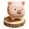 Adorable Wood Piggy Statues Perfect For Living Room Bedroom Or Study Decoration Piggy Sculptures