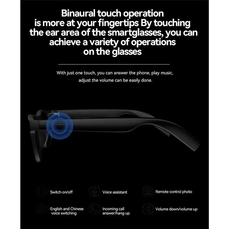 2026 New AI Smart Glasses 8K Touch Control Photo Video Recording Translator Voice Assistant Wireless Bluetooth Sunglasses