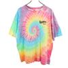 Anbil Vzor Tie-dye Tričko s krátkým rukávem XL Pánské Použité