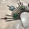 Steampunk Spiders Hair Hoop Dark Gothic Halloween Costume Spiked Headpiece Adjustable Artistic Punk Headbands