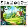 1pc Magic Forest Fairy tale background polyester banner suitable for parties weddings birthdays and photo booth props