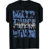 Unisex Black T-Shirt with Twice Band Members Portrait And Text Design 100, Crew Neck, Slight Stretch, Regular Fit, Casual Wear, Versatile Fashion,