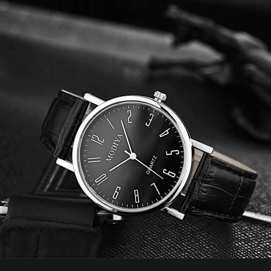 Men Watches Chronograph Casual Analog Quartz Watch Quartz Movement Watch Belt Strap Wristwatch Gift for Boyfriend Father