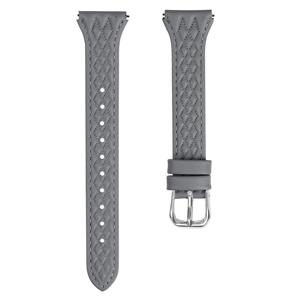 For Huami Amazfit Youth Edition 20mm Watchband Top-Layer Cow Leather Watch Strap