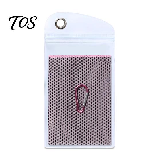 Hot Weather Relief Towel 90x30cm Cooling for Face, Chilly Sports with Storage Bag Sweat Absorbing Workout And Carabiner, Portable Cold Neck