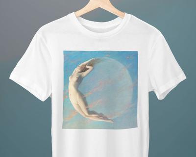 Selene Albert Aublet Painting Unisex T-Shirt Art T-Shirt Erotic T-Shirt Impressionism Gift for Her Gift for Him Art Lover Gift