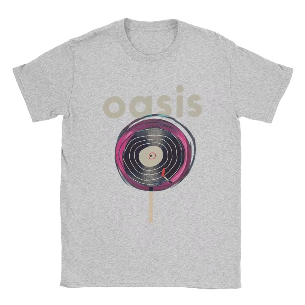 O-Oasis Rock 90's Band T-Shirts for Men Women British Music Albums Funny Cotton Tees Round Neck Short Sleeves T Shirts Gift Idea