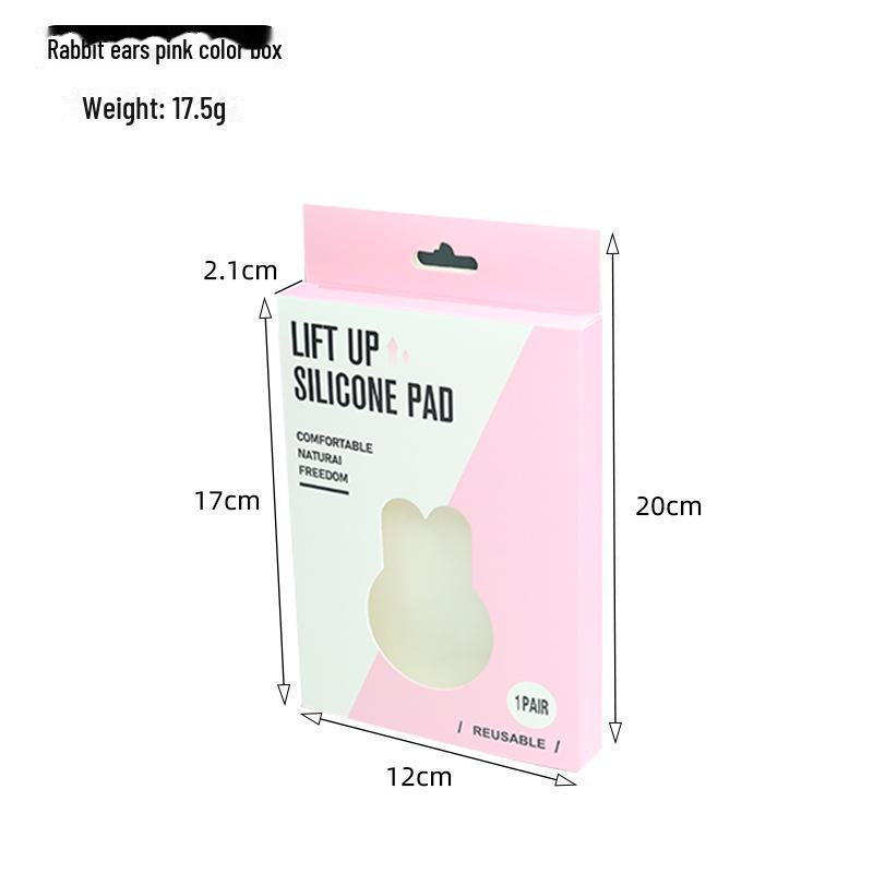 

Накладки на соски из тонкой ткани с заячьими ушками для большой груди — антипровисающие, защищающие от воздействия окружающей среды, невидимые и поддерживающие наклейки на бюстгальтер. XXL-XXXL (14cm)