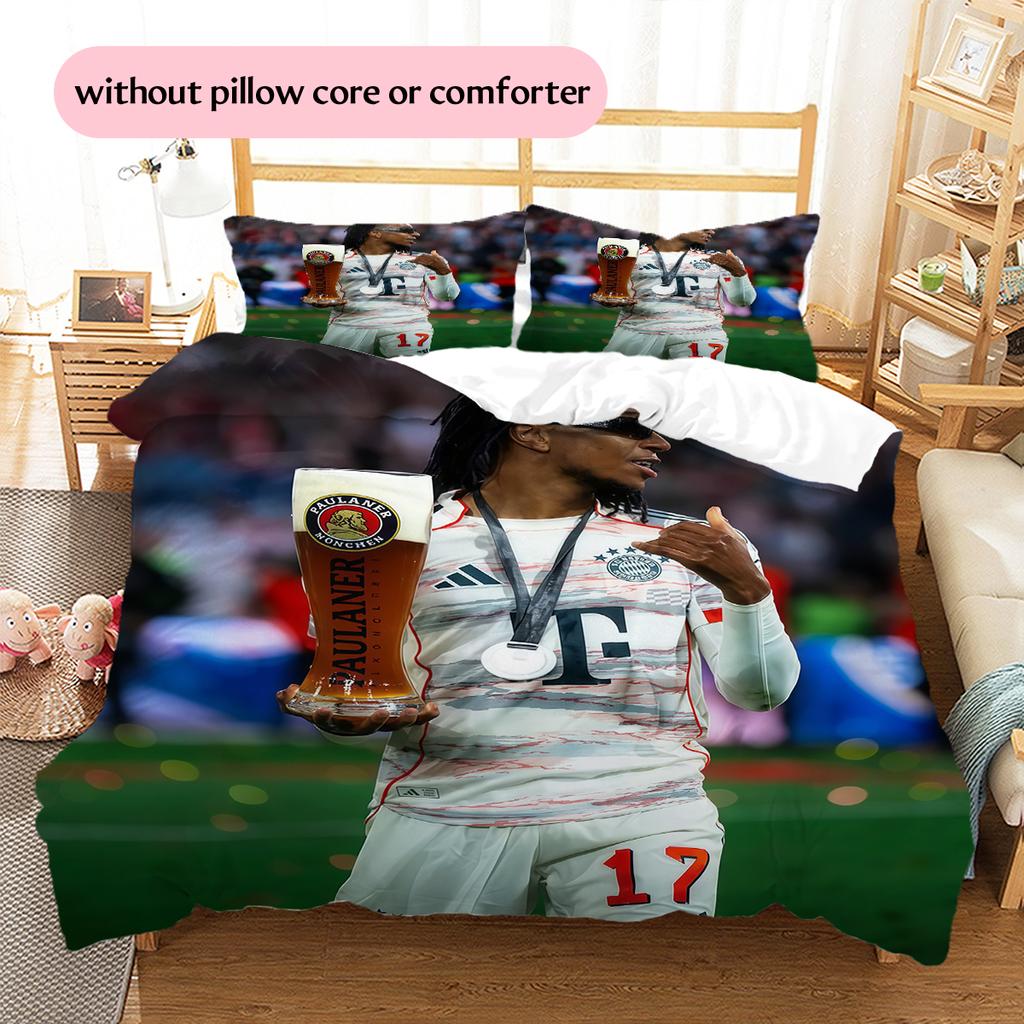 Biancheria da letto con motivo Michael Olise Decorazione per la casa Regalo di compleanno (1 * copripiumino + 2 * federa, senza nucleo)