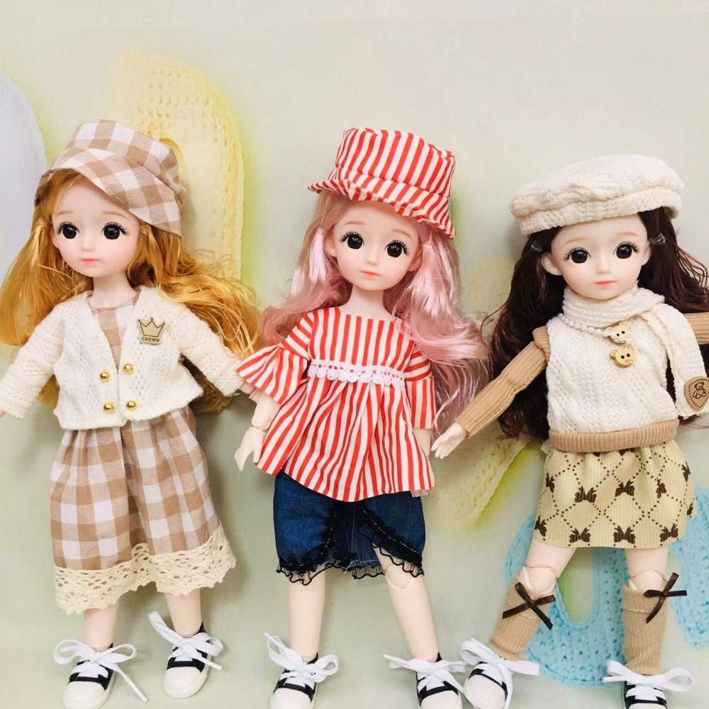 

Attractive Eyes Princess Dress Up BJD Dolls Long Hair Princess Makeup Ball Joint Doll Toddler style E