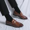 Shoes Men Casual Leather Business Shoes Formal Dress Tenis De Hombre Moccasins Mokasin Tenis Caballero Designer