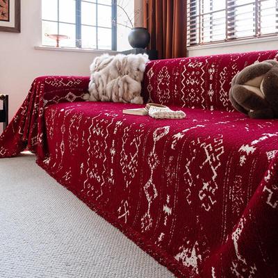 Korallenfleece Sofa Decke