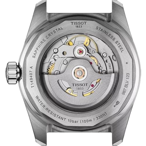 Tissot PR516 Men's Watch with Leather Strap and Blue Dial, Officially Imported, Model T1494071604100