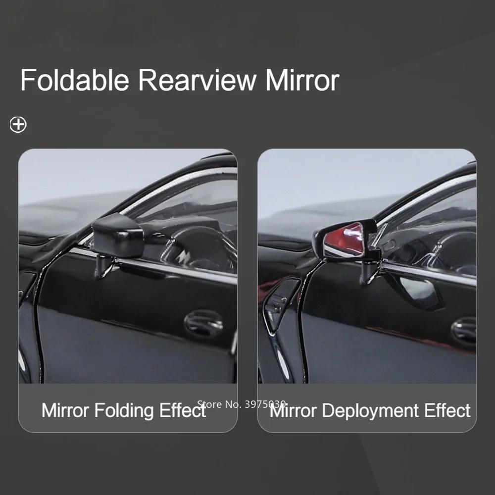 Big 1/24 BMW M4 Model Metal Diecast Toy Cars Light Sound Alloy Toys Vehicles Wheel Pull Back Miniature Car Children's Day Gifts