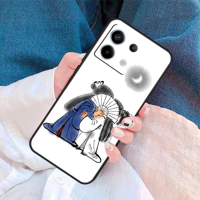 WORD OF HONOR Chibi Cover For Xiaomi Redmi Note 14 Pro 13 12 11 9 10 9S 10S 11S 12S Redmi 10C 12C 13C 14C Case